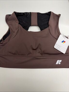 Forme Power Bra Posture Correcting Compression Sports Bra Brown New Plus Size 3X